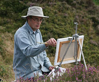 Rex Preston - artist at work