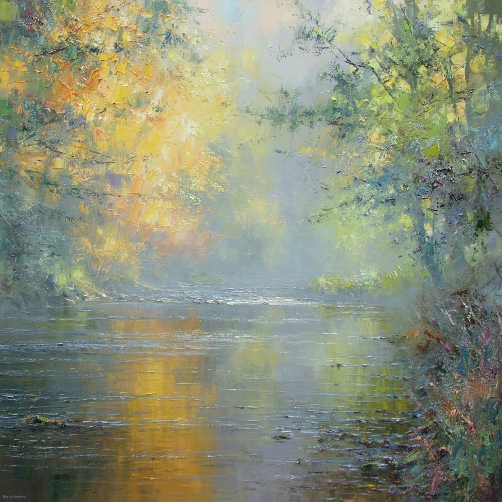 Autumn Colours, Wye Dale oil painting by Rex Preston