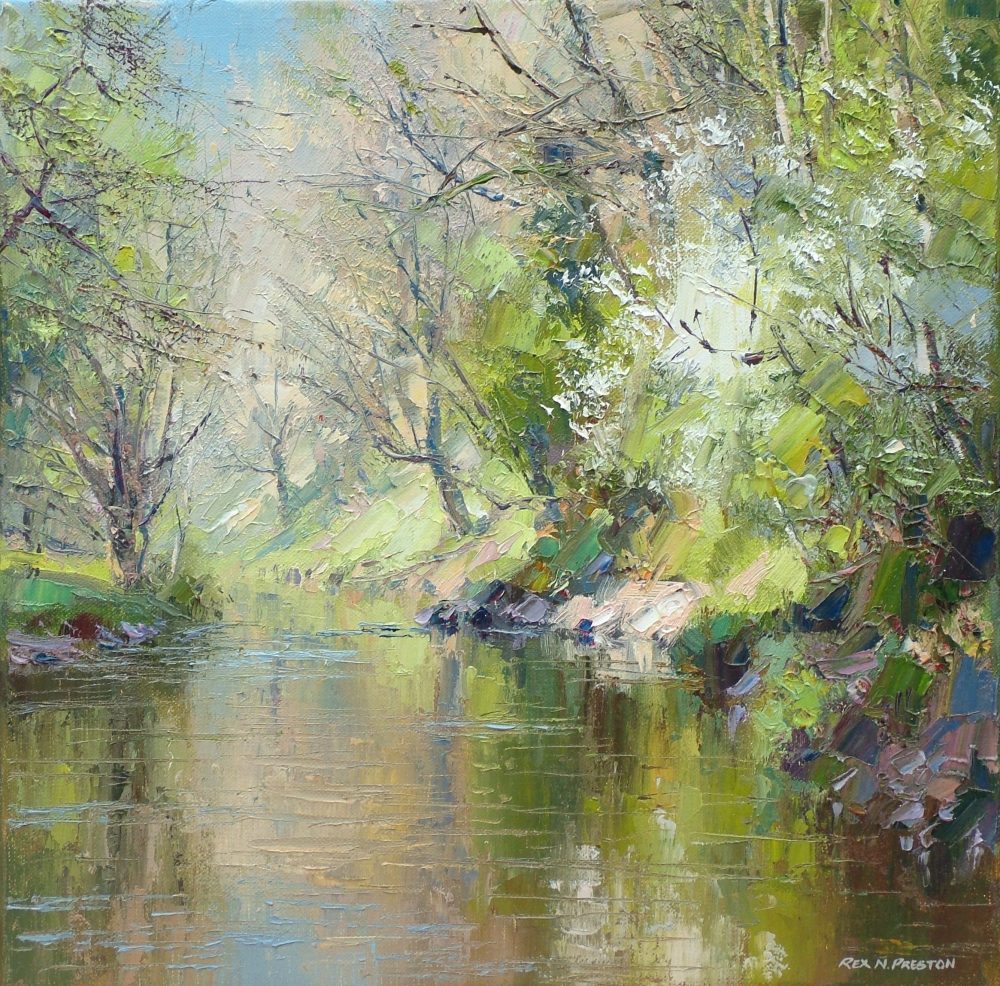 Early Spring, Chee Dale - painting by Rex Preston